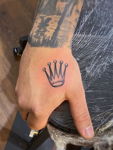 Unique and Stylish Rolex Crown Tattoo Designs .